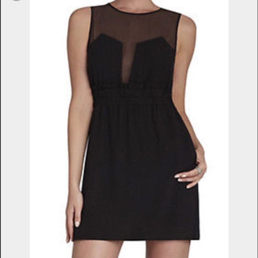 Bcbg cybil black dress xs